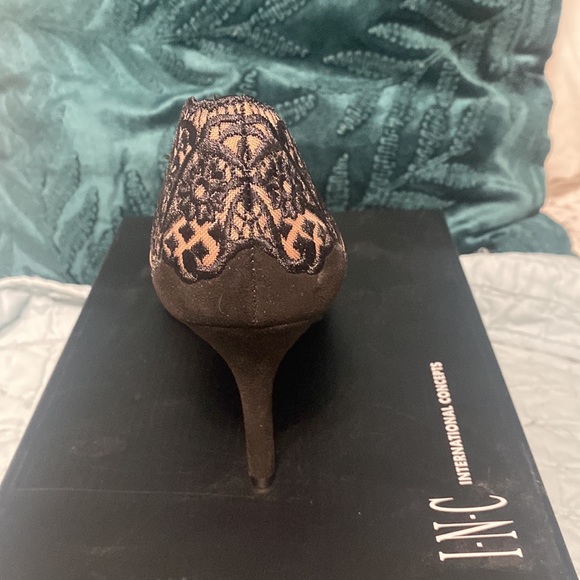Brand new never worn INC black lace heels - Picture 6 of 6